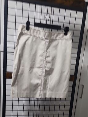 Banana Republic Cream Pencil Skirt